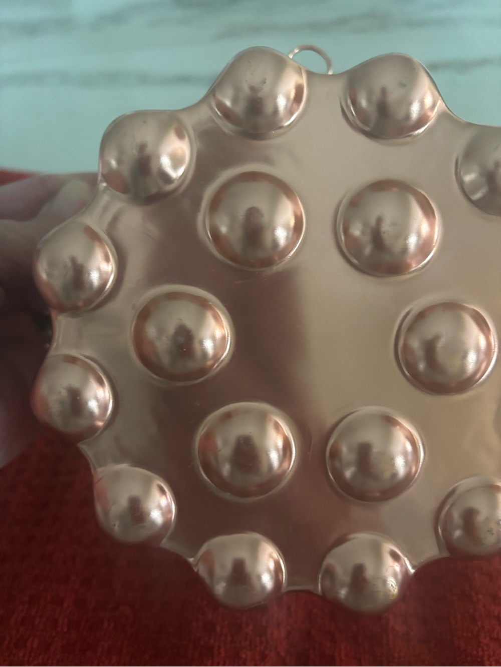 Decorative Metallic salad mold
